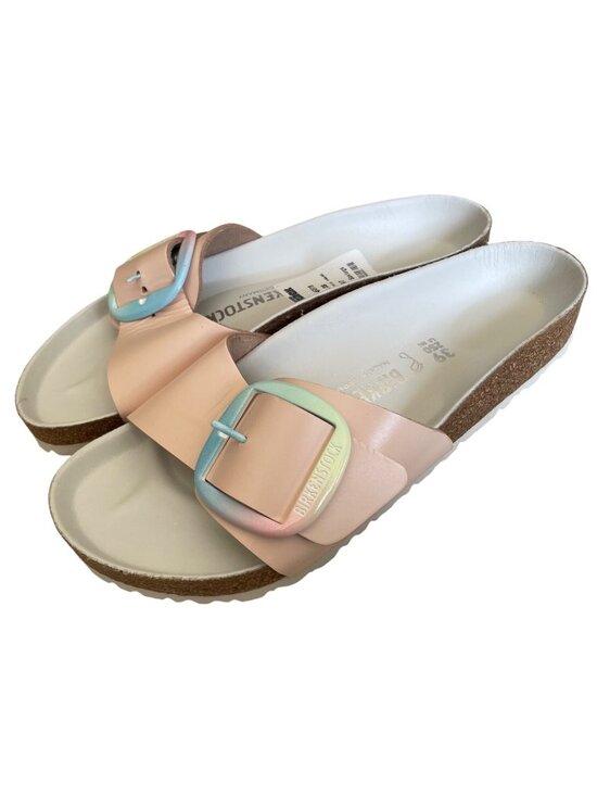 Birkenstock Shoes - Birkenstock Madrid Big Buckle Pastel Pink Slide Sandals Women’s EU 39 8-8.5 NWT
